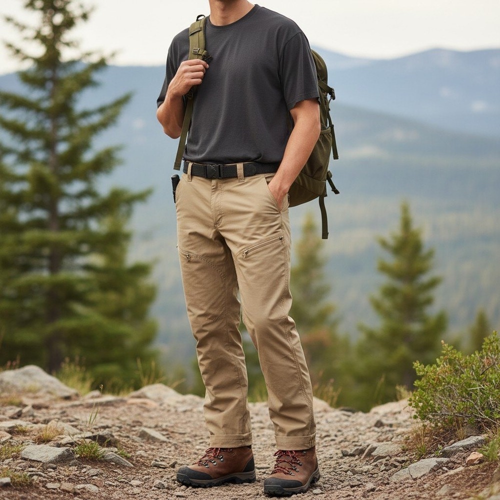 Tactical Mens Sz XL 38x30.5 Hiking Stretch Eagle Claw Pants Ripstop Tan Outdoor